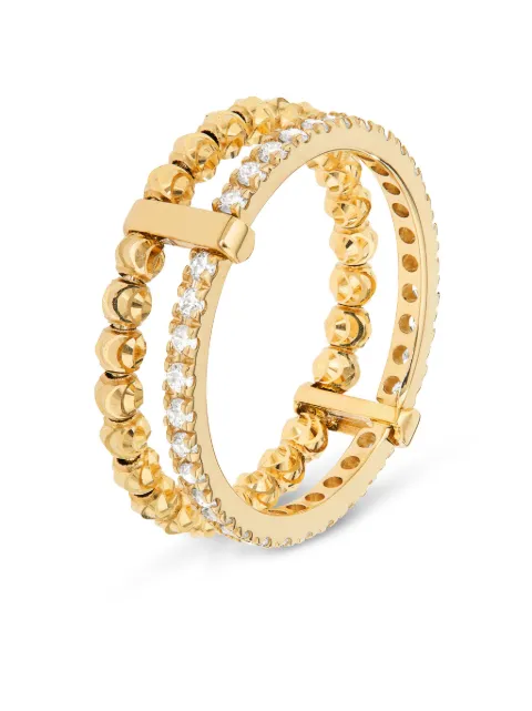 Officina Bernardi 18kt yellow gold Moon Eden diamond ring