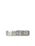 Officina Bernardi 18kt white and yellow gold Lumen diamond ring - Silver