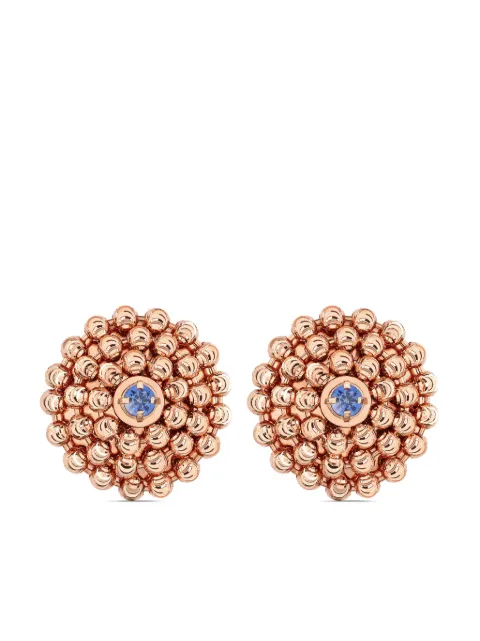 Officina Bernardi 18kt rose gold Mimosa sapphire earrings