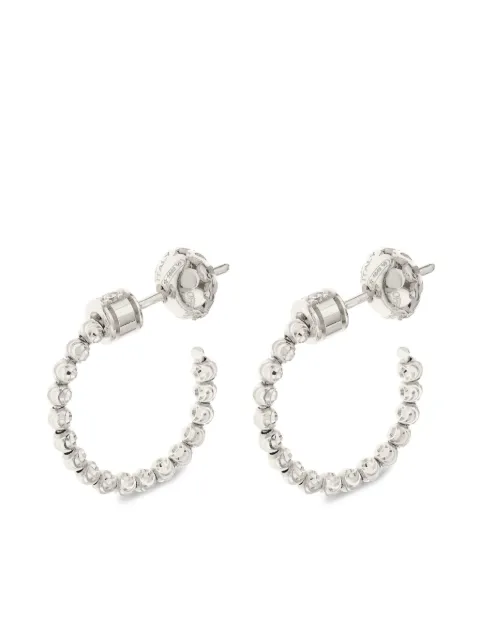 Officina Bernardi 18kt white gold Moon diamond hoop earrings