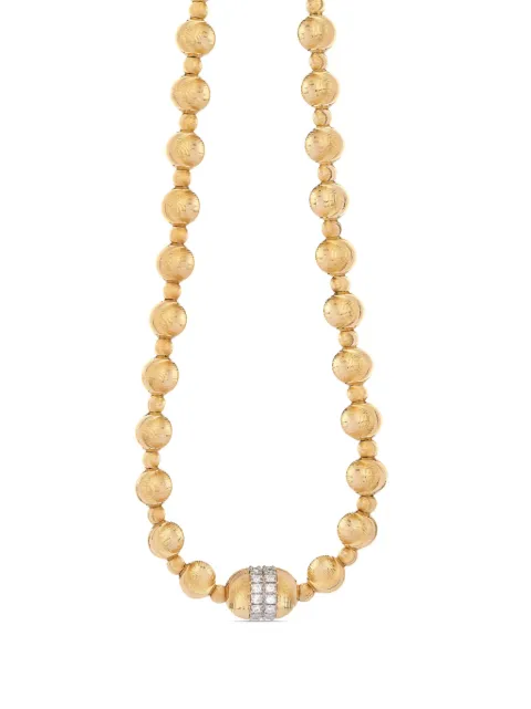 Officina Bernardi 18kt yellow gold Empire diamond necklace