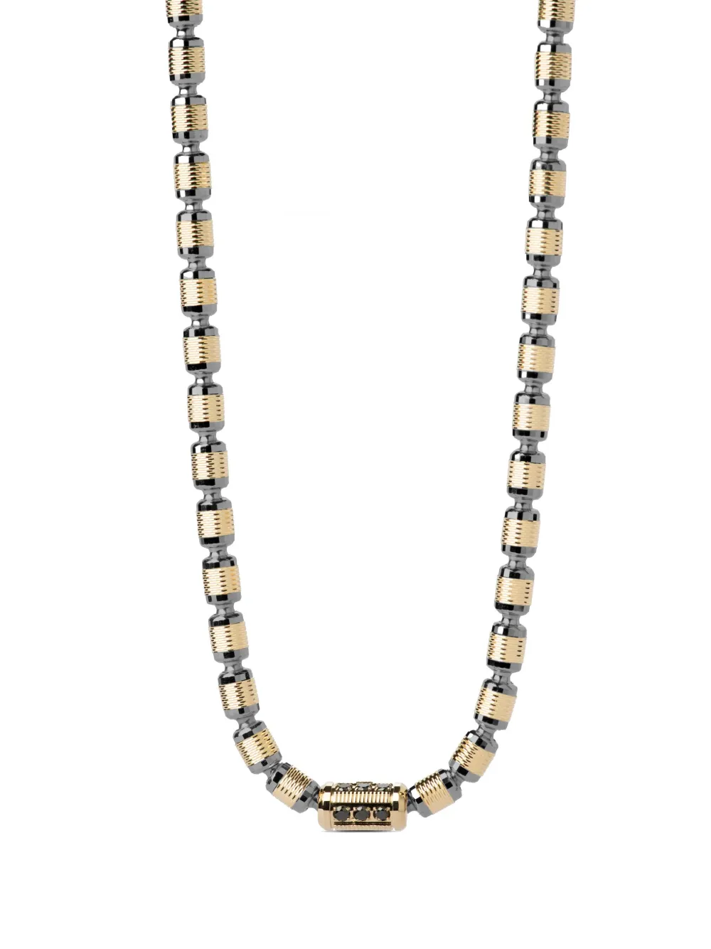 OFFICINA BERNARDI 18KT YELLOW GOLD LUMEN DIAMOND NECKLACE