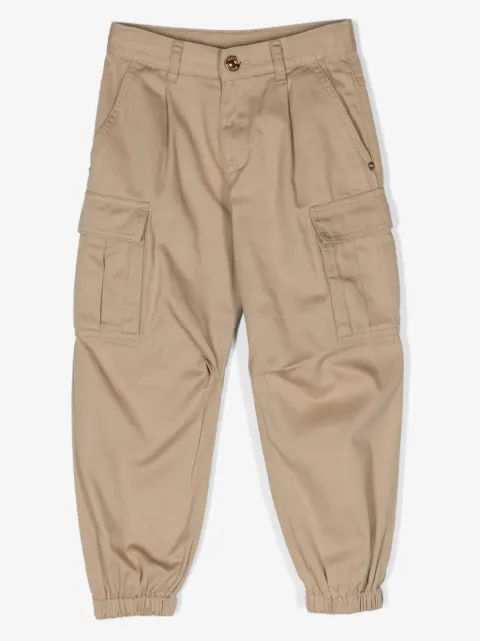 Versace Kids tapered cargo trousers
