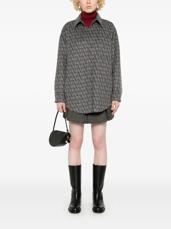 Valentino Garavani Toile Iconographe Shirt | Grey | FARFETCH