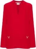 Valentino Garavani Cady Couture blouse - Red
