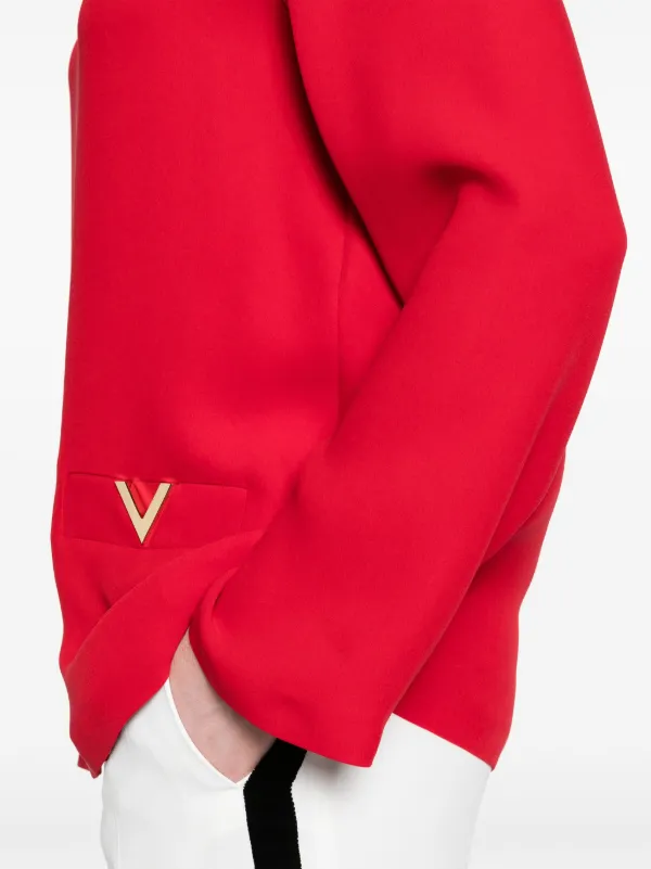 【美品】RED VALENTINO スタッズ付きジャケット 関税負担なし☆VALENTINO スタッズ レザー ジャケット