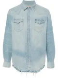 Polo Ralph Lauren logo-patch denim shirt - Blue