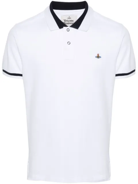 Vivienne Westwood embroidered-Orb cotton polo shirt