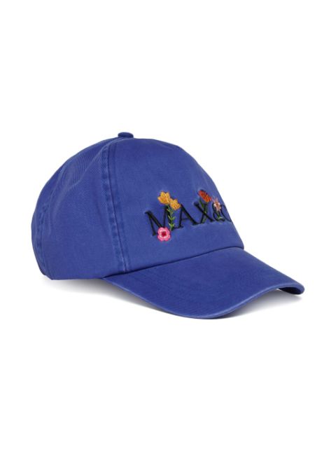 MAX&Co. Kids floral logo-embroidered baseball cap
