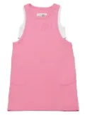 MM6 Maison Margiela Kids double-layer sleeveless dress - Pink