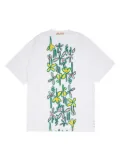 Marni Kids Cover-up graphic-print dress - White