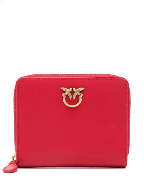 PINKO logo-plaque leather wallet