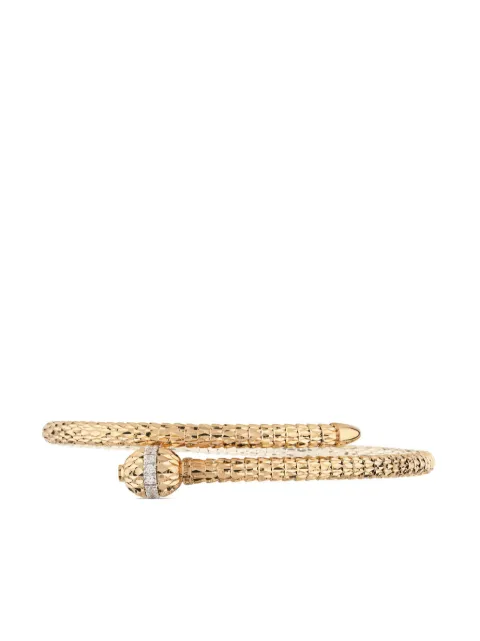 Officina Bernardi 18kt yellow gold Ophidia diamond bracelet