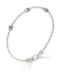 Officina Bernardi 18kt white gold Moon sapphire bracelet - Silver