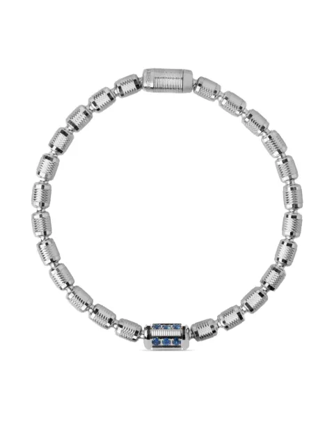 Officina Bernardi 18kt white gold Lumen sapphire and diamond bracelet