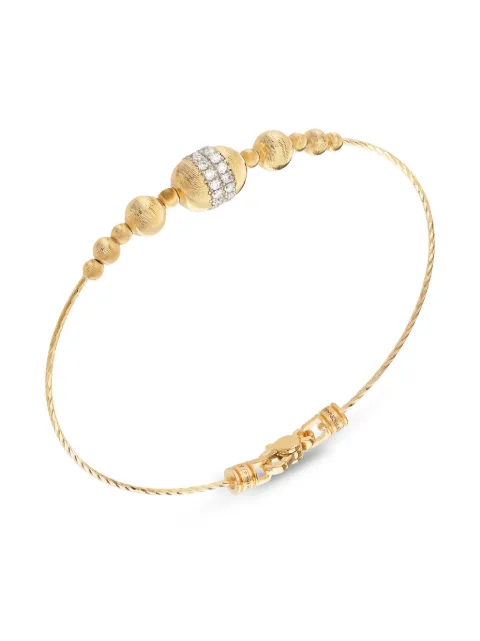 Officina Bernardi pulsera Empire en oro amarillo de 18kt con diamantes