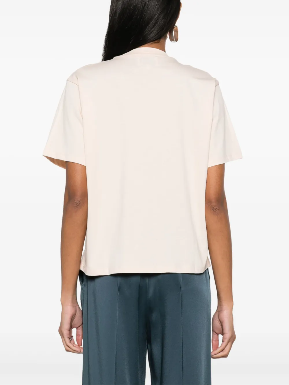 LouLou de Saison T-shirt met logoprint Roze