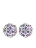 Officina Bernardi 18kt white gold Damasco sapphire earrings - Silver