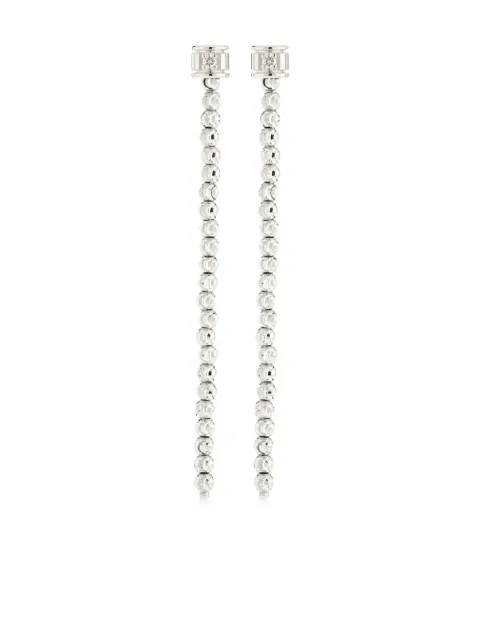 Officina Bernardi 18kt white gold Moon diamond earrings