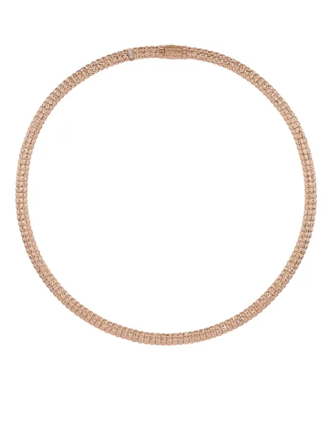 Officina Bernardi 18kt rose gold Enigma diamond necklace