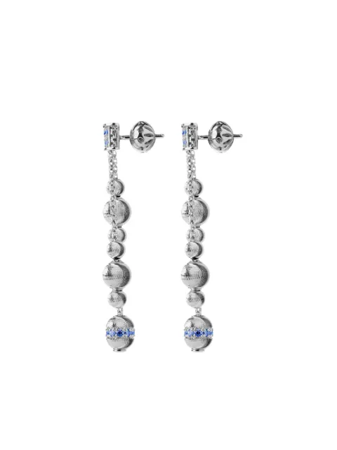 Officina Bernardi 18kt white gold Empire sapphire earrings