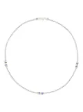 Officina Bernardi 18kt white gold Moon sapphire necklace - Silver