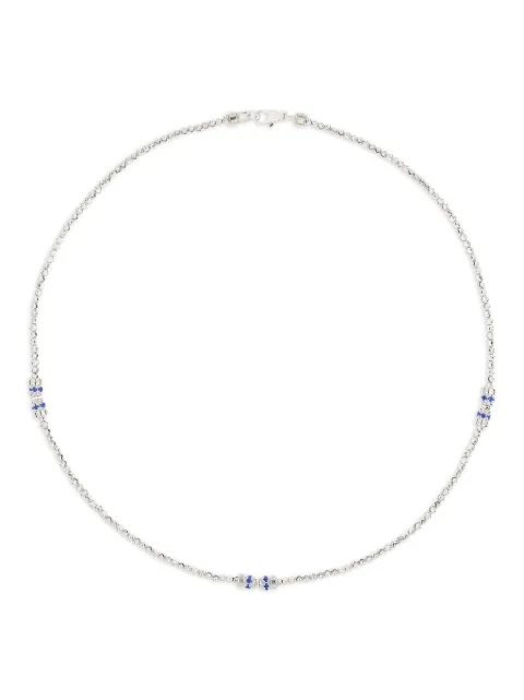 Officina Bernardi 18kt white gold Moon sapphire necklace