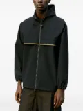 GR10K hooded panelled jacket - Black