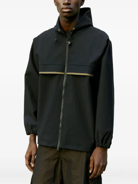 GR10K hooded panelled jacket