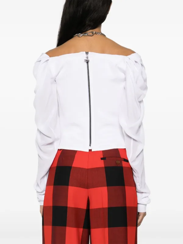 Vivienne Westwood Iwona Corset Top | White | FARFETCH