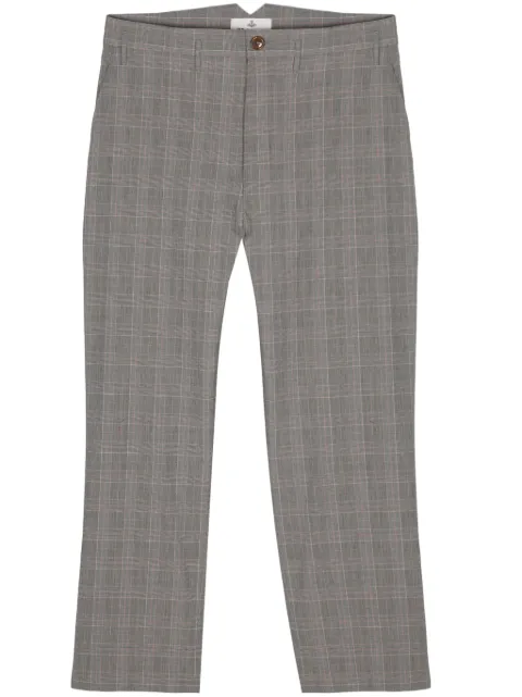 Vivienne Westwood Prince-of-Wales-check cropped trousers