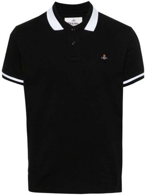 Vivienne Westwood embroidered-Orb cotton polo shirt