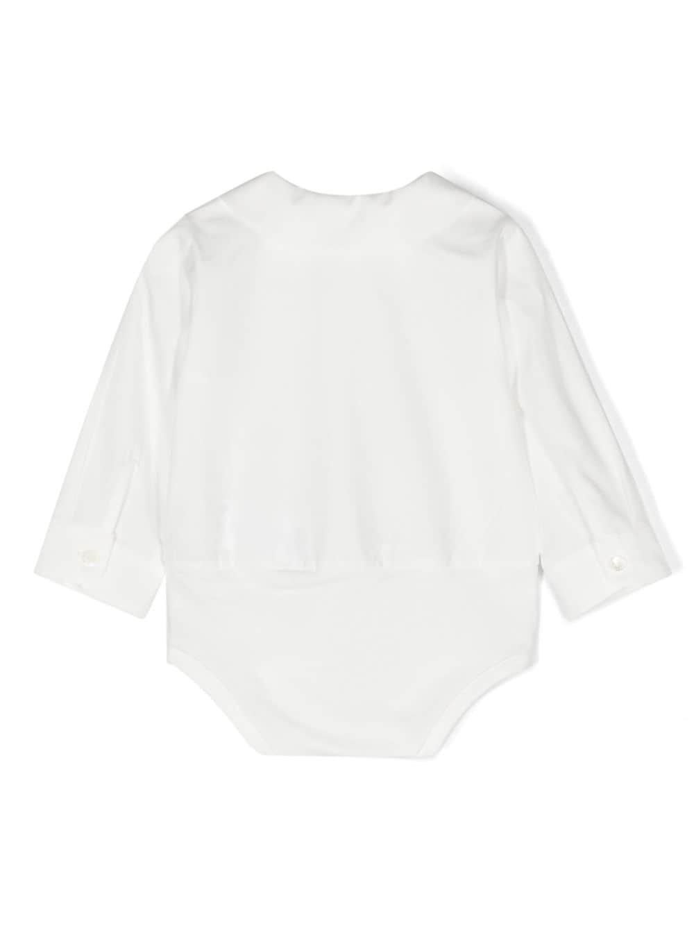 Shop Etro Pegaso-motif Cotton Body In 白色