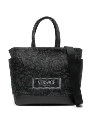 Versace(ヴェルサーチェ) Kids ロゴ マザーバッグ【関税込】 VERSACE(ヴェルサーチェ) マザーズバッグ(ベビー・キッズ