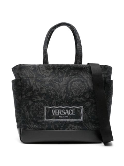 Versace Kids Barocco-jacquard changing bag