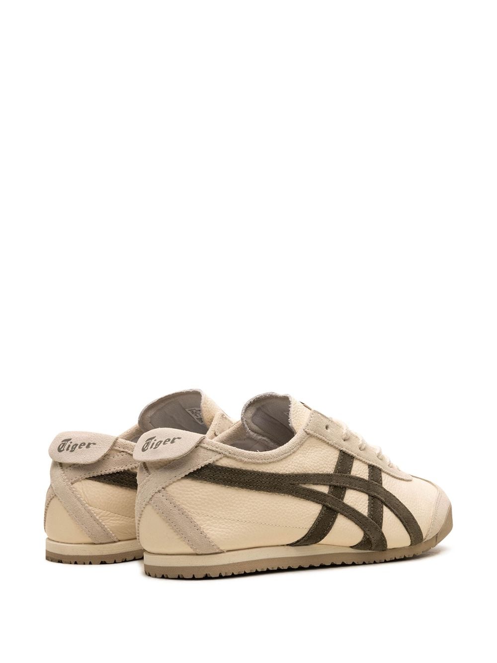 Shop Onitsuka Tiger Mexico 66 Vin "beige/green" Sneakers In Neutrals
