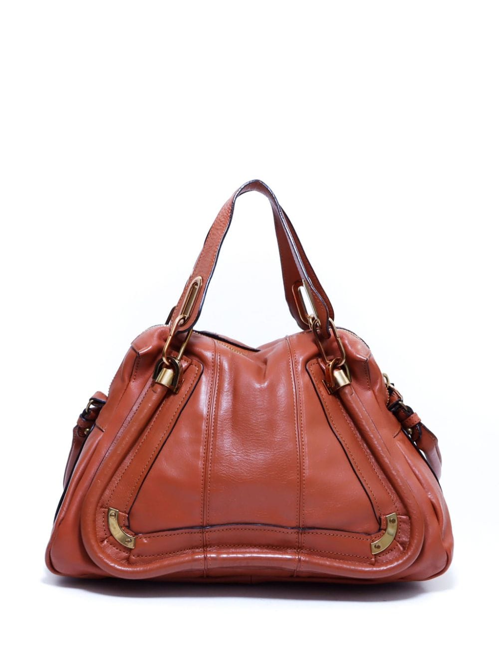 Pre-owned Chloé Paraty 两用手提包（典藏款） In Brown