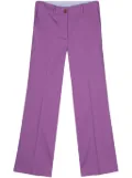 Alysi pressed-crease tailored trousers - Purple