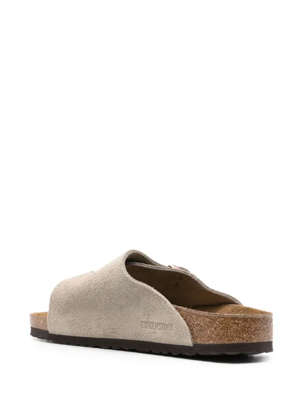 Birkenstock Zürich Suede Sandals | Neutrals | FARFETCH