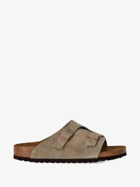 Birkenstock Zürich buckled suede sandals