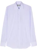 Canali checked cotton shirt - Blue