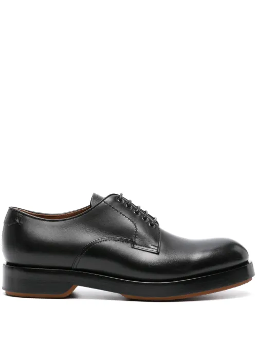 Derbies en cuir verni à lacets - Zegna - Modalova