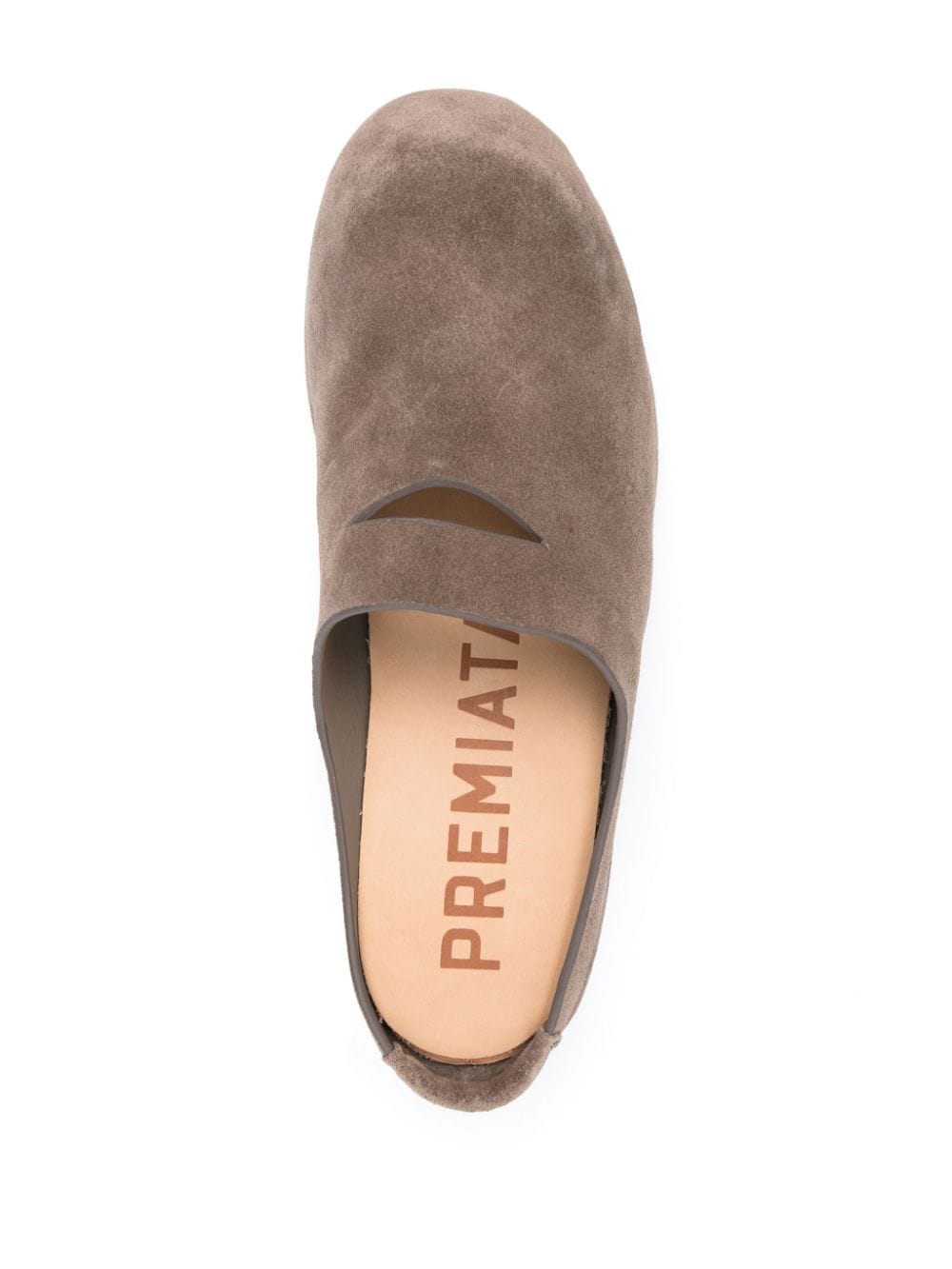 Shop Premiata Penny-slot Suede Sandals In Brown