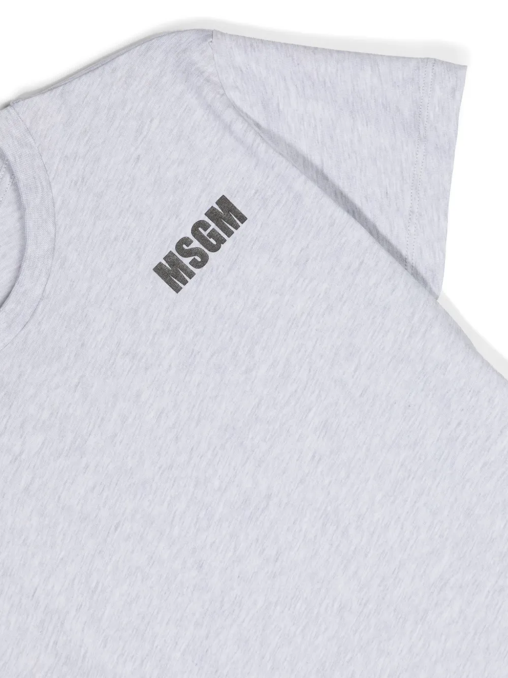 MSGM Kids T-shirt met logoprint Grijs
