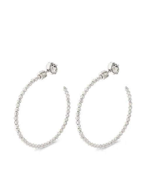 Grandes créoles Moon en or blanc 18ct - Officina Bernardi - Modalova