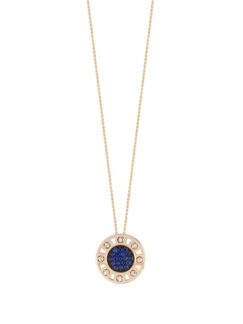 Officina Bernardi 18kt yellow gold small SenzaTempo sapphire and diamond necklace