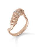 Officina Bernardi 18kt rose gold Enigma diamond ring - Pink