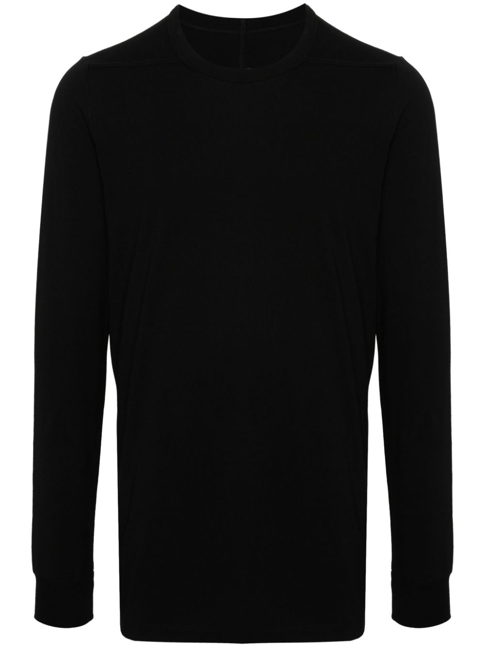 T-shirt Rib Ls T In Black