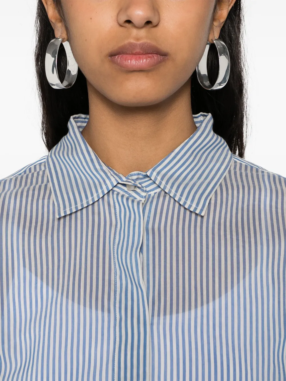 Max Mara long-sleeve striped shirt | Image 5