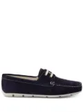 Prada suede driving shoes - Blue